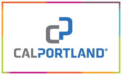 CalPortland logo with a stylized "CP" design.